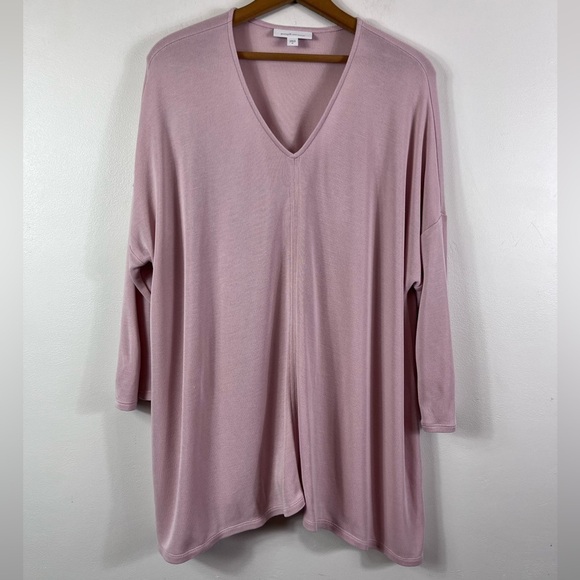 PURE JILL By J. Jill Light Pink Soft Tencel Modal Blend Pullover Top - Picture 1 of 6